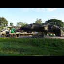 Es ist ein sonderbares Gefühl, von einer schwingenden Baumkrone beim Überholtwerden bedrängt zu werden